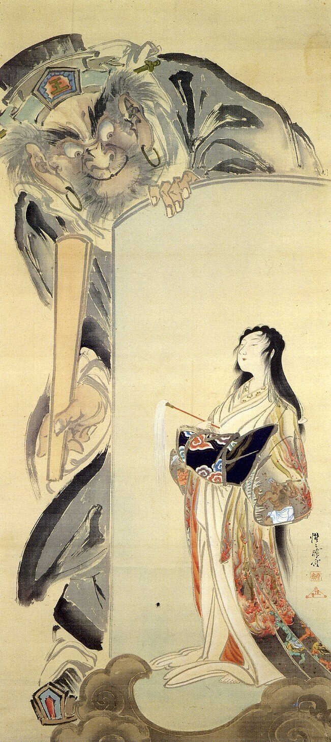 【即出荷】 画鬼：河鍋暁斎｜artoday - chiaki アート・デザイン・音楽