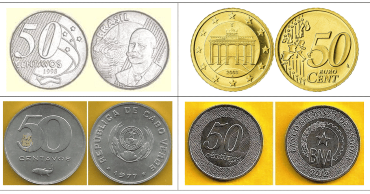 ポルトガル語圏における セント 通貨の1 100 の言い方 Shiomin Note