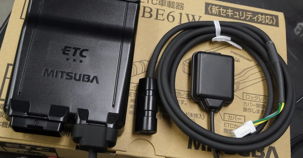 バイク用 ETC 聞き取っ MSC-BE61W 2030年以降可能 MITSUBA 2輪車