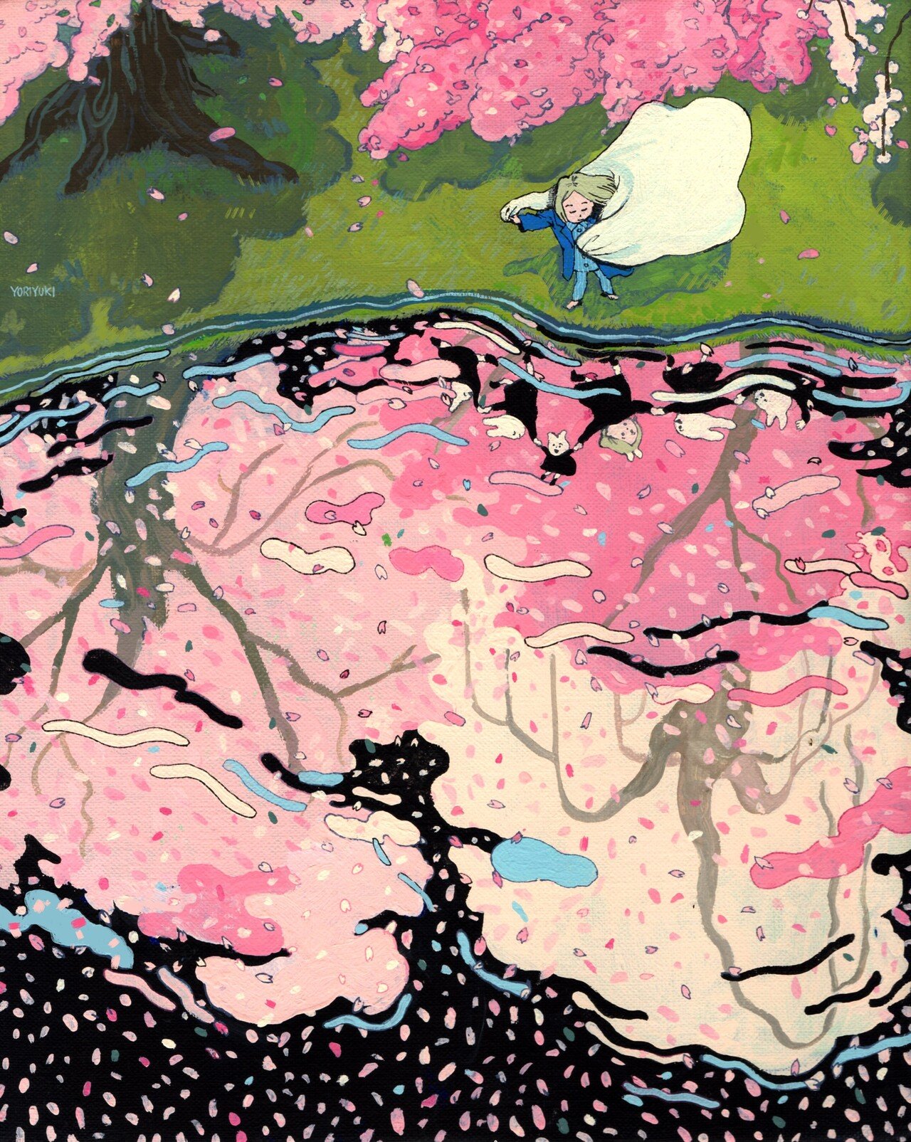 イケガミヨリユキが描く『いたずらまじょ子とあくまのおたんじょう会