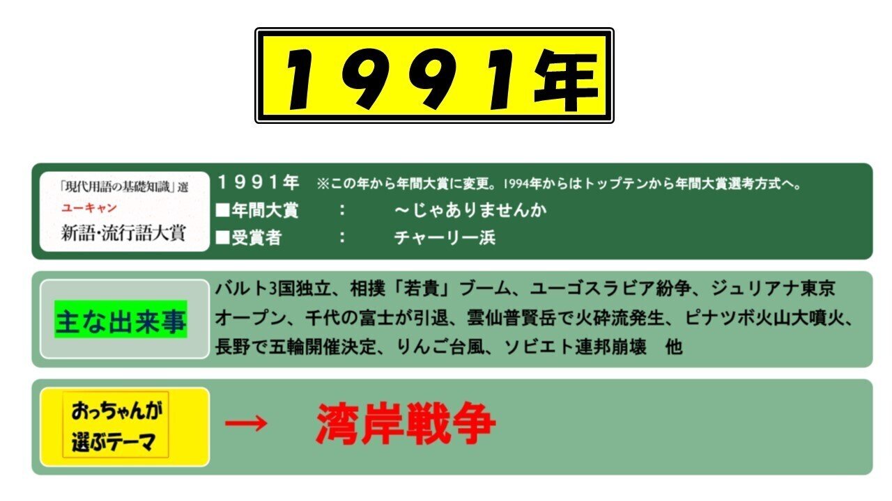その時あなたは何してた？： 1991年 湾岸戦争｜定年のおっちゃんねる