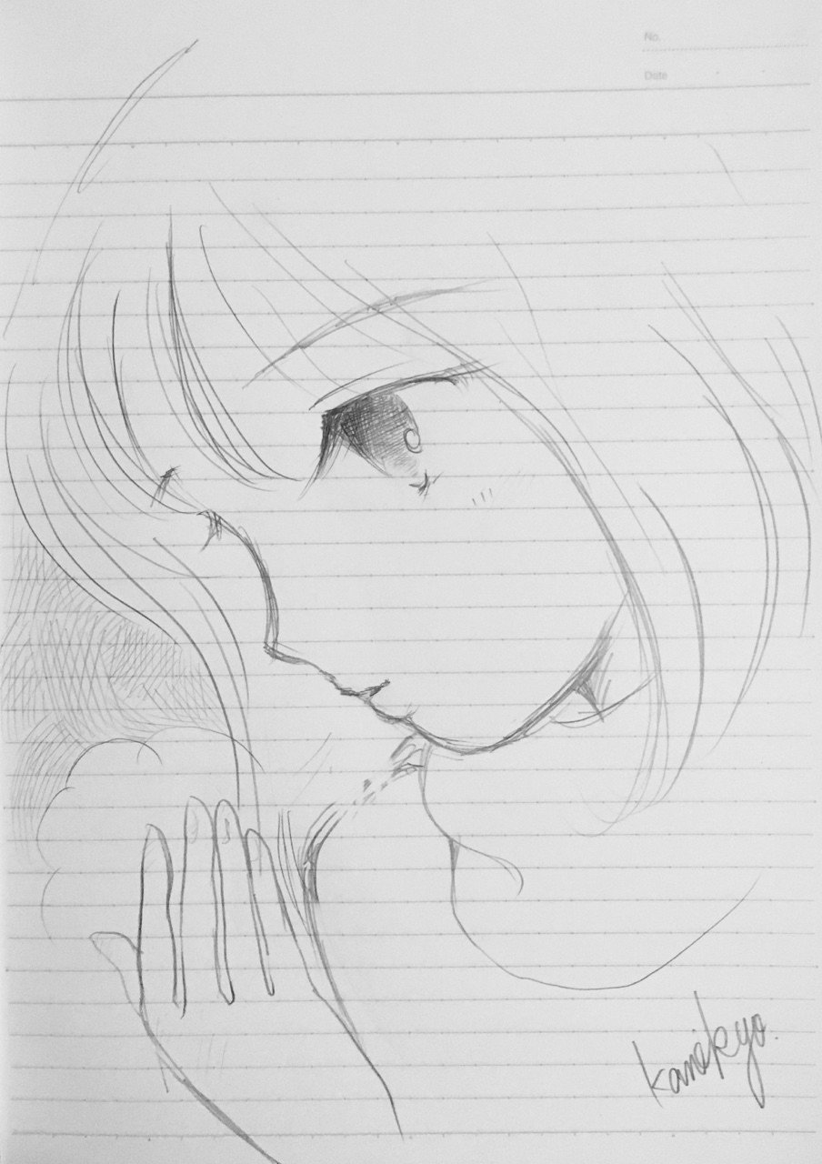 秋の道行き かねきょ 漫画 イラスト Note