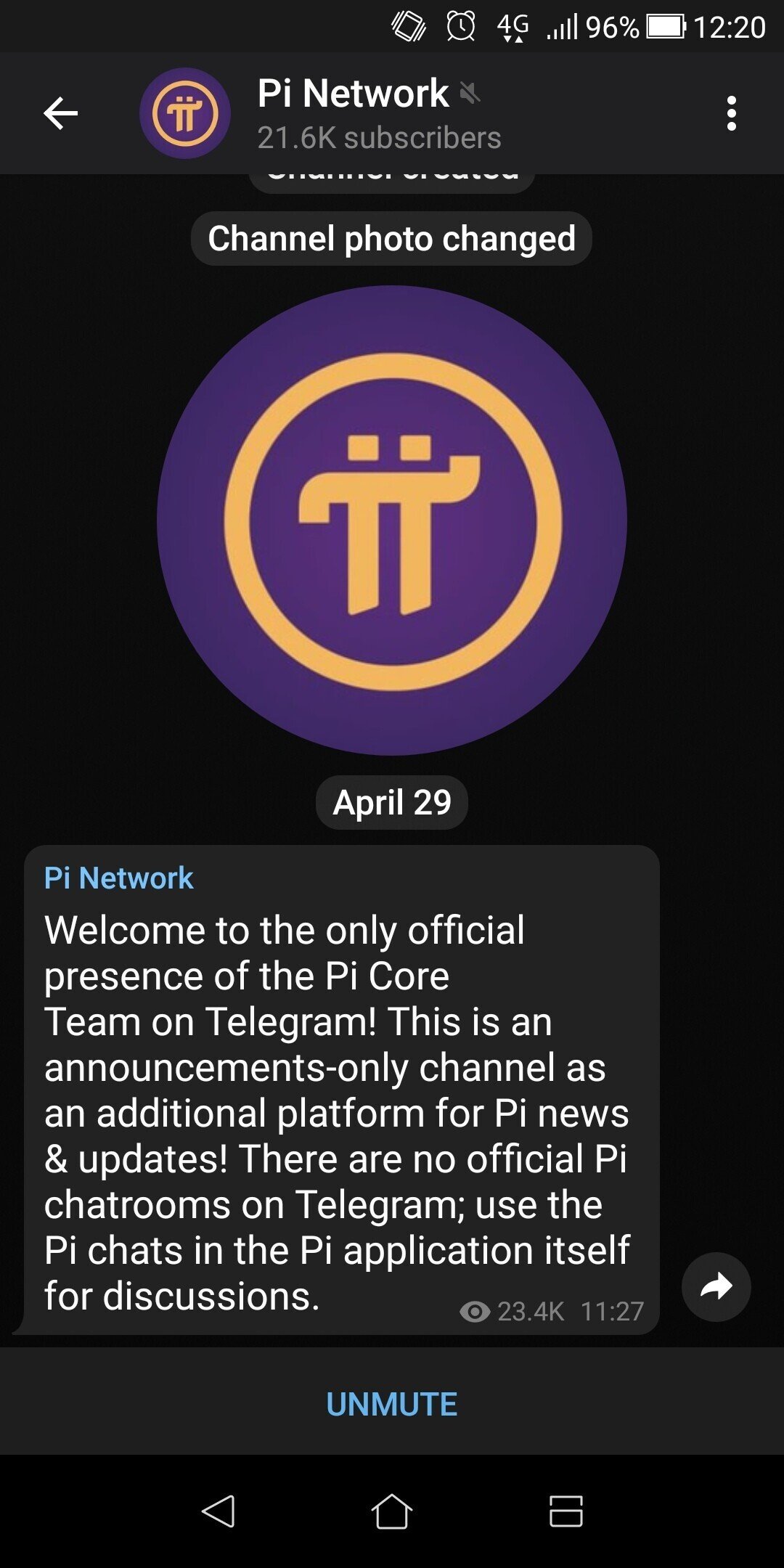 Pi Network】 テレグラムPi公式情報チャンネルがオープンしました。 最新情報のアナウンス用とのこと。 チャットはPiアプリをご利用下さい。  👇 https://t.me/PiAnnounc｜てきとれいだぁ
