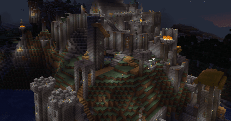 マインクラフト 建築 不落の城 Haru Note