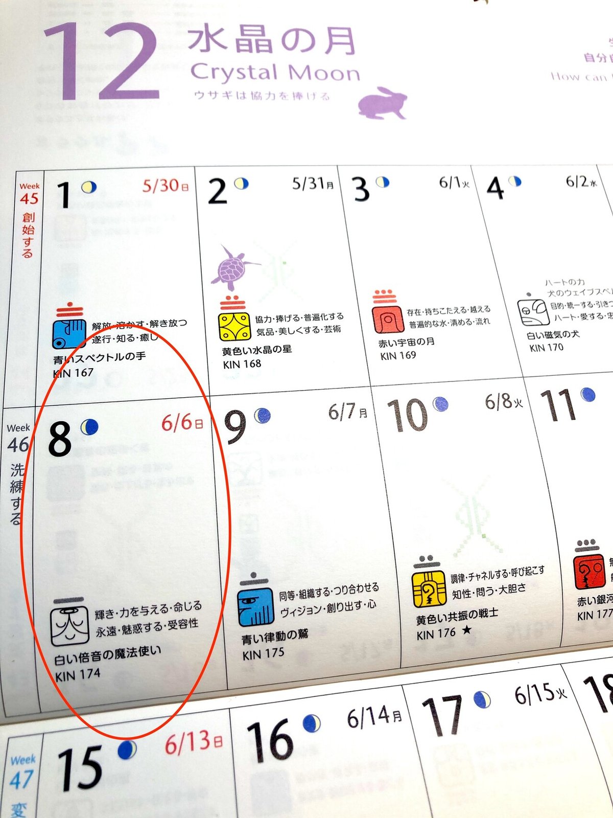 ⑦マヤ暦、「13の月の暦」カレンダーについて学ぼう！あなたの