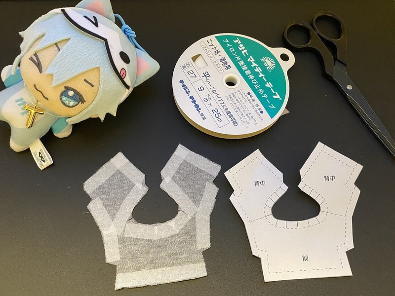 貼って作るかんたんドンぬいトップス2種 型紙配布あり さび Note