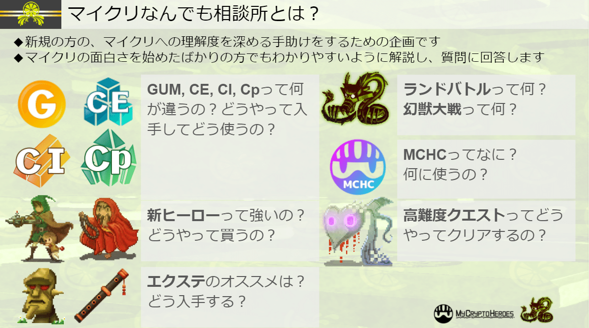 マイクリなんでも相談所でお話したこと｜bearko/ベアコ@BCG