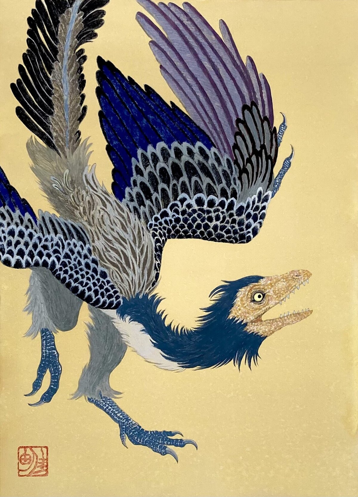 始祖鳥」描いたよ。｜ししよしよし