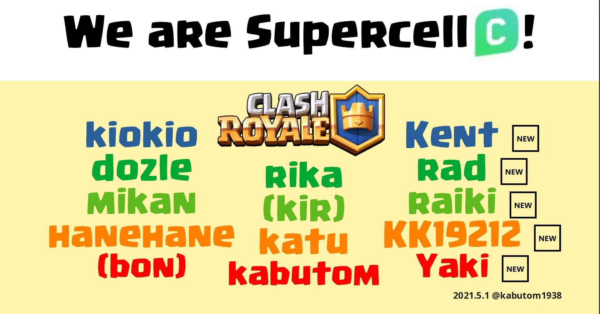 クラロワ | 「Supercellクリエイター」日本の12+2人｜kabutom