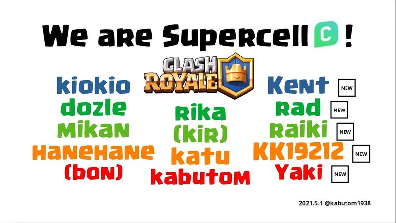 クラロワ Supercellクリエイター 日本の12 2人 Kabutom クラロワ Note クラロワ Supercellクリエイター 日本の12 2人 Kabutom クラロワ Note