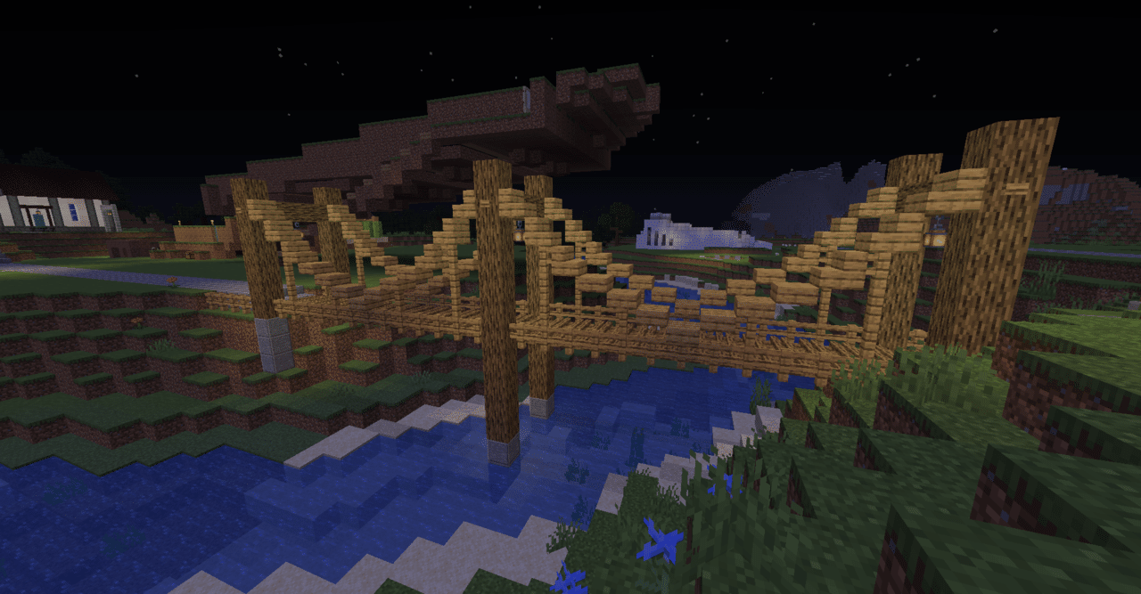 マインクラフト日記 13 橋の架け替え たちばな るな Note マインクラフト日記 13 橋の架け替え たちばな るな Note