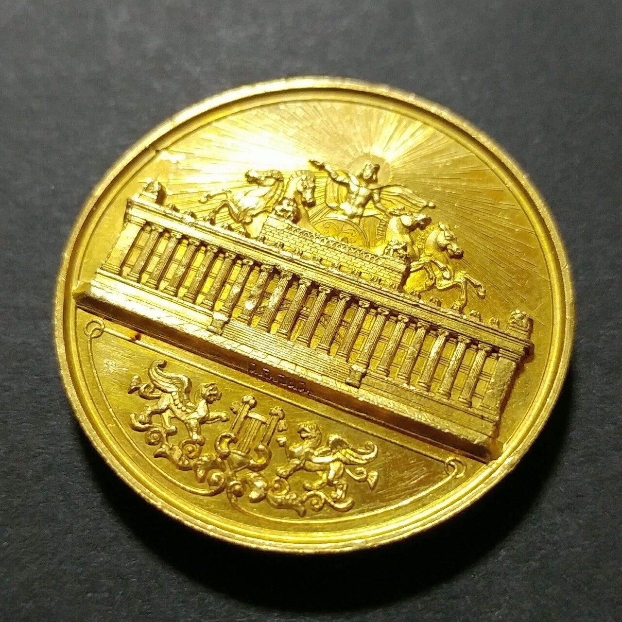 【goccia】金貨 純金 ネックレス コイン 24金 聖母マリア金貨 純金ネックレス 1g