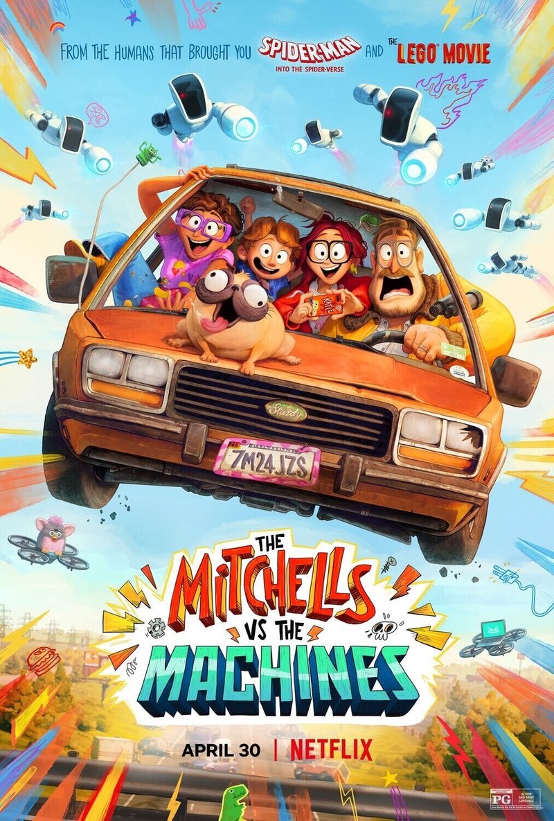 やっぱりド傑作だった Netflix直行のアニメ映画 ミッチェル家とマシンの反乱 の感想 ネジムラ アニメ映画ライター Note やっぱりド傑作だった Netflix直行のアニメ映画 ミッチェル家とマシンの反乱 の感想 ネジムラ アニメ映画ライター Note