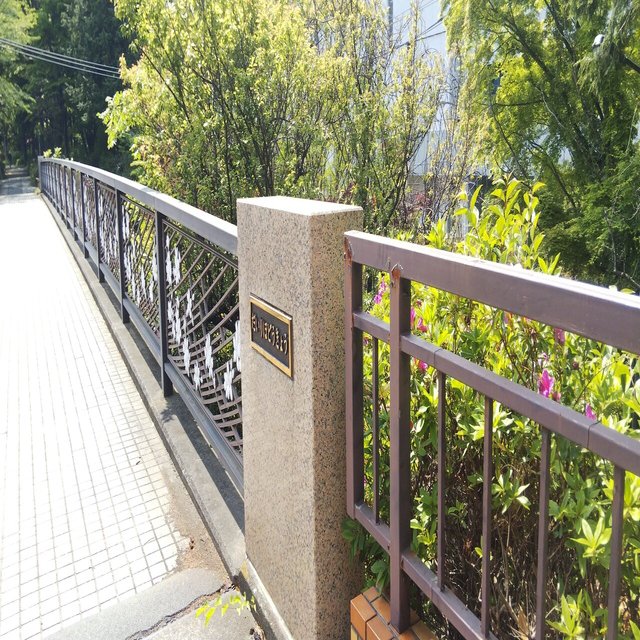 南大沢土木構造物めぐり No 15 桜の花で飾られた 開発初期の歩道橋 内裏歩道橋 Takashikato Note