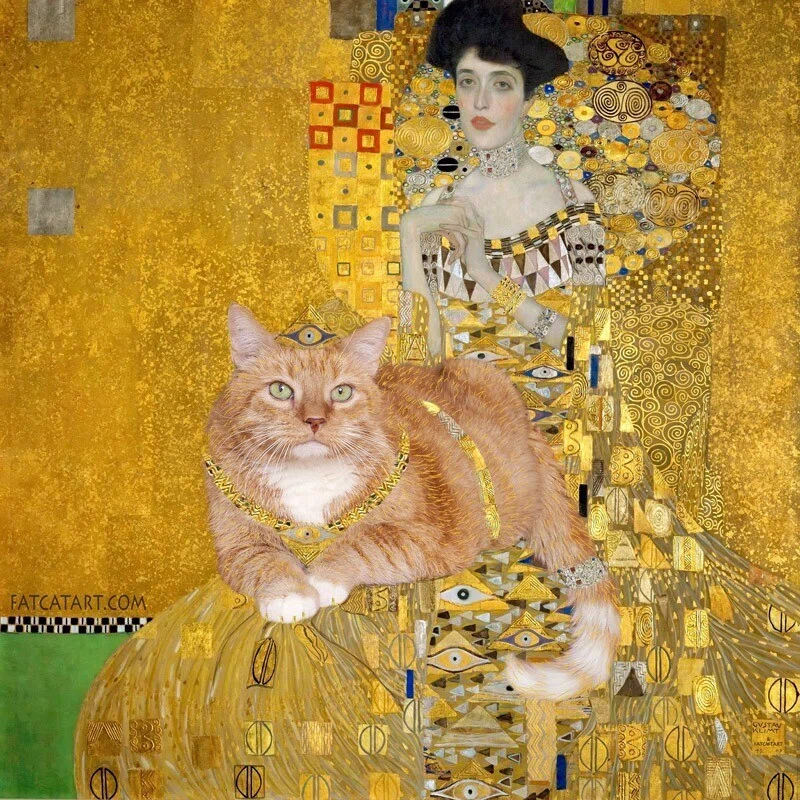 名画の中の茶トラ猫｜青山 結（短歌）