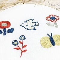 アルファベットの文字の刺繍 図案無料配布 Sioca 刺繍作家 Note