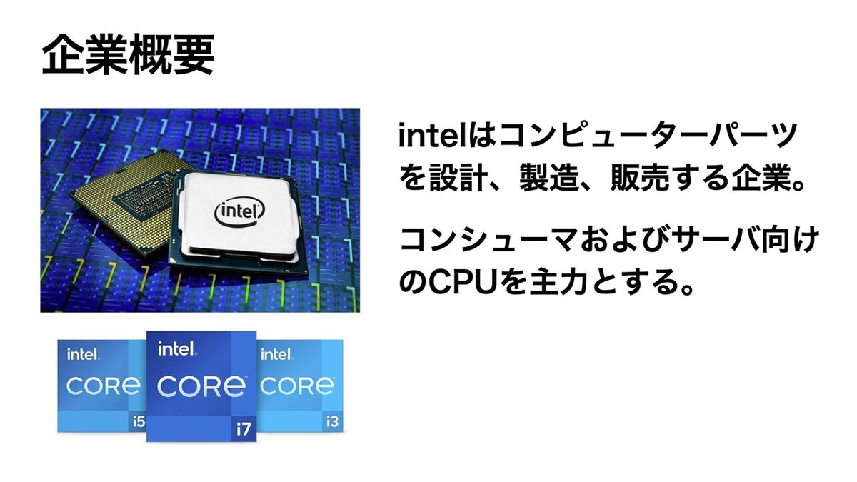 【決算要約】半導体売上 世界1位 intel(INTC)【FY21 Q1】.003