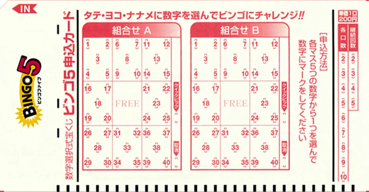 ビンゴ5の予想数字配信 21年5月5日 クレバーセンセーの宝くじnote Note