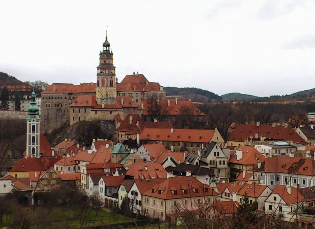 チェコの街】Česky Krumlov チェスキー・クルムロフのおとぎの塔