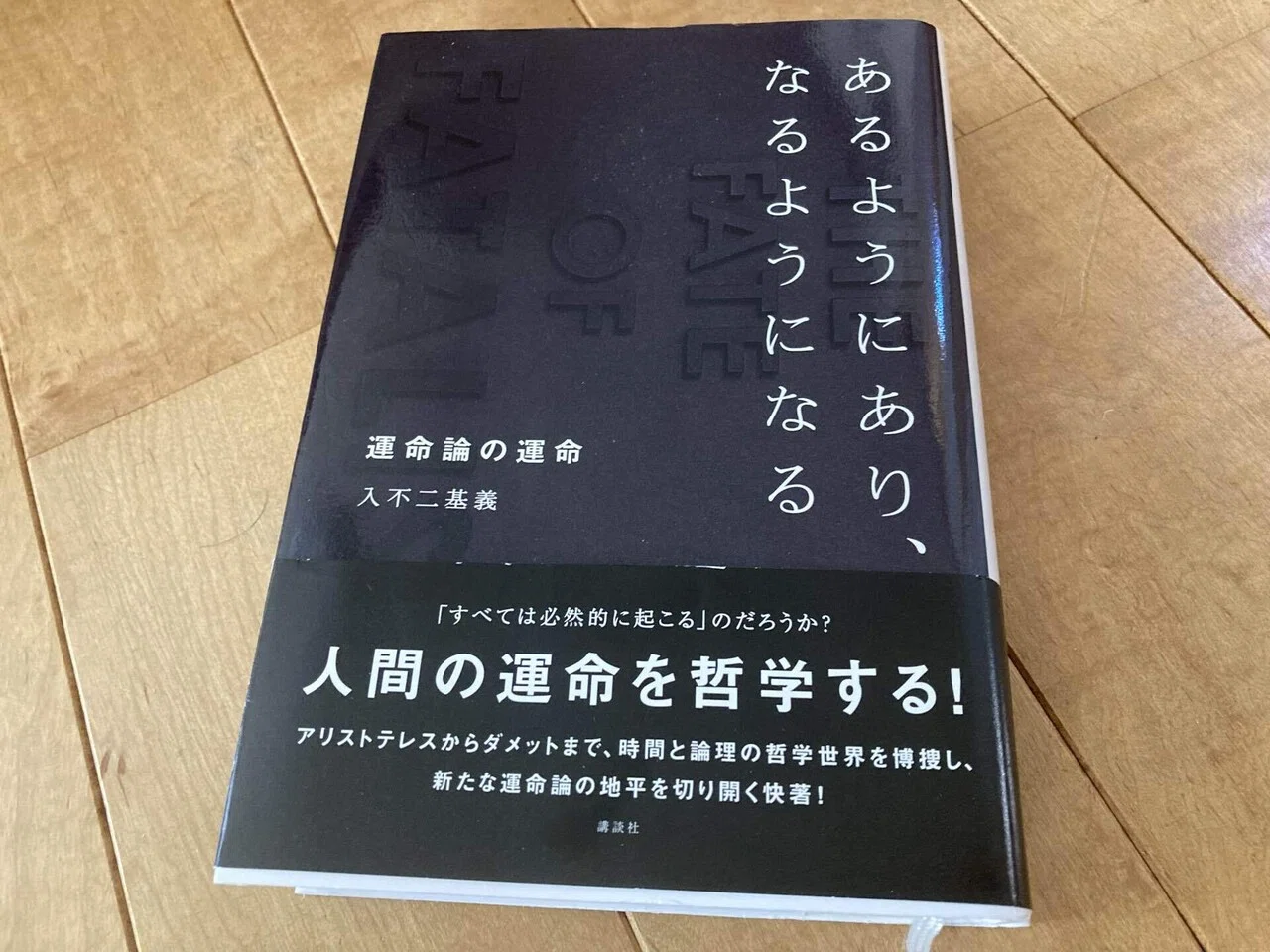 あるようにありなるようになる 運命論の運命 入不二基義 人間の運命を哲学した1冊 すべての出来事は必然的に起こるのか それとも偶発的に起きるのか それを解明していくのが本書である 講談社 哲学 高橋一彰 Note