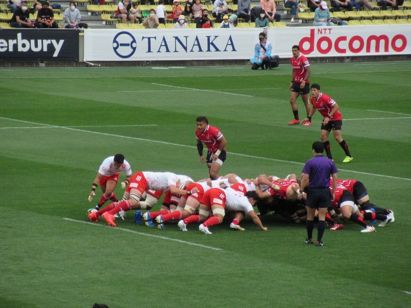 ラグビー初心者観戦記『プレーオフトーナメント2回戦☆トヨタvs日野 