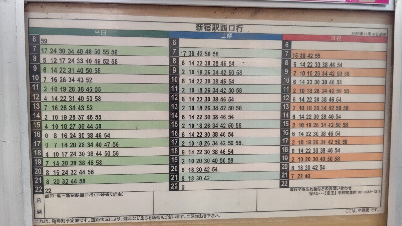 2021年5月2日 京王バス 宿45系統に揺られて 中野駅南口 新宿駅西口 京王百貨店 復路編 レールスター けんたろう Note