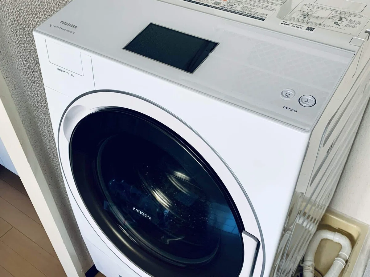 東芝TW-127X9 ドラム式洗濯乾燥機、まさに発明だね｜水と月