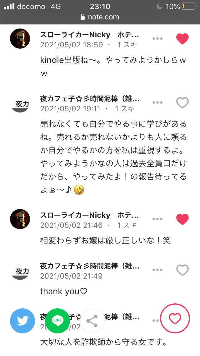 こんな女はいない 笑 家族にnoteの事がバレたら激怒と暴力と監禁 軟禁またされるだろう どうしてあんたは 人の心を平気でと罵声 地位や権力ある人や肩書きある人 ご職業などでコロっと態度を変える媚びる 夜カフェ子 彡時間泥棒 雑談図書館 Note