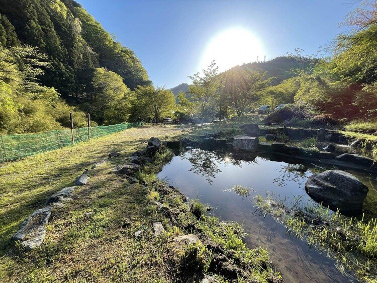 碧響く、天龍村の朝散歩。