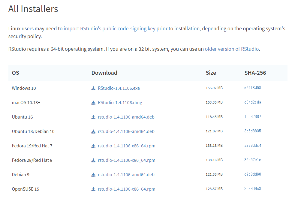 Rstudio_インストール方法_1