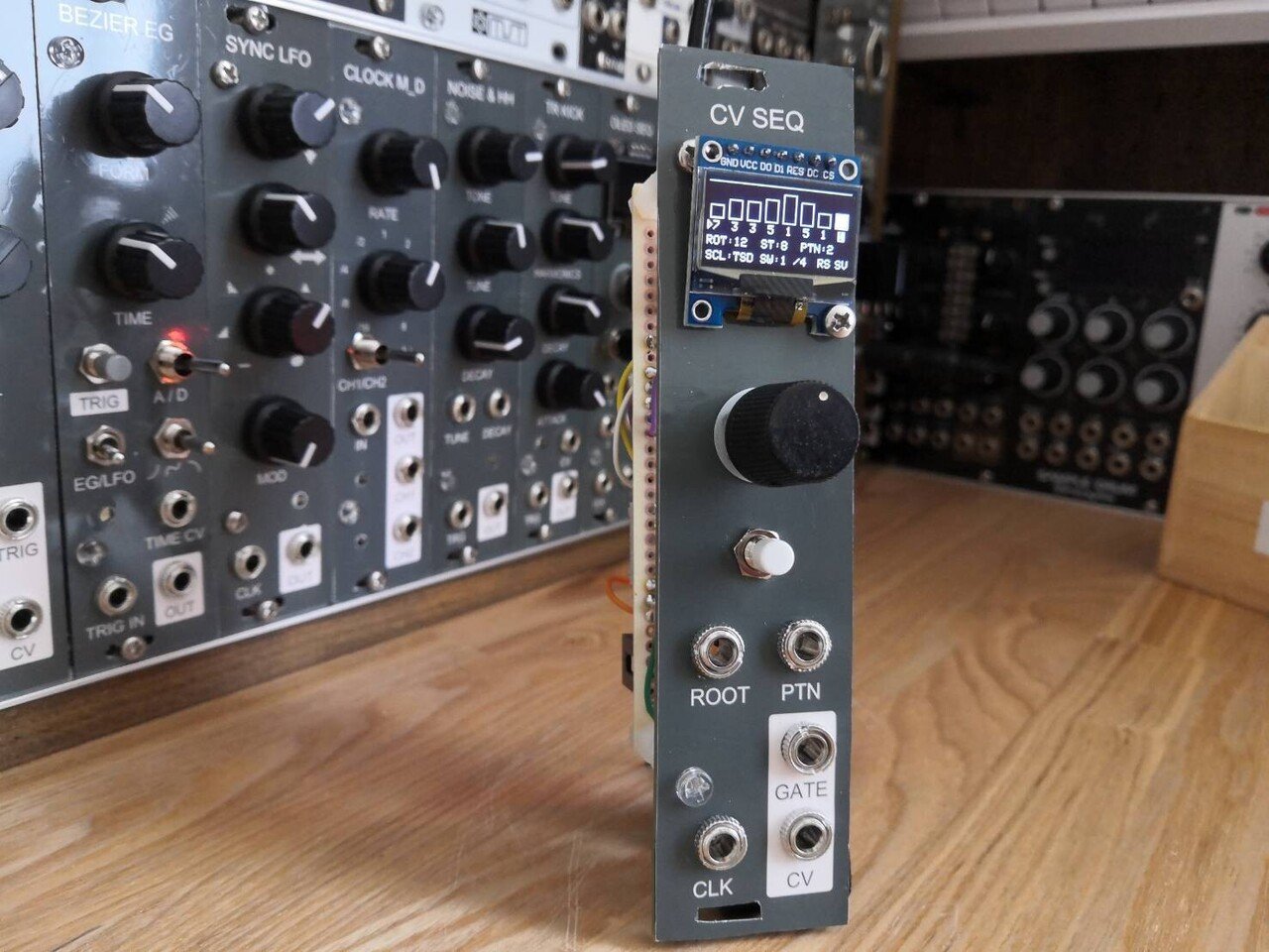 900円で作るCV/GATEシーケンサー アルペジエーター w/SSD1306 0.96