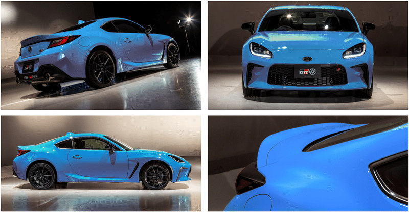 新型gr86 Brz 目撃された新型と現行カラーを雑に並べてみた 新型で限定カラーを再現 新型86 Brz ニュースnote支店 Note