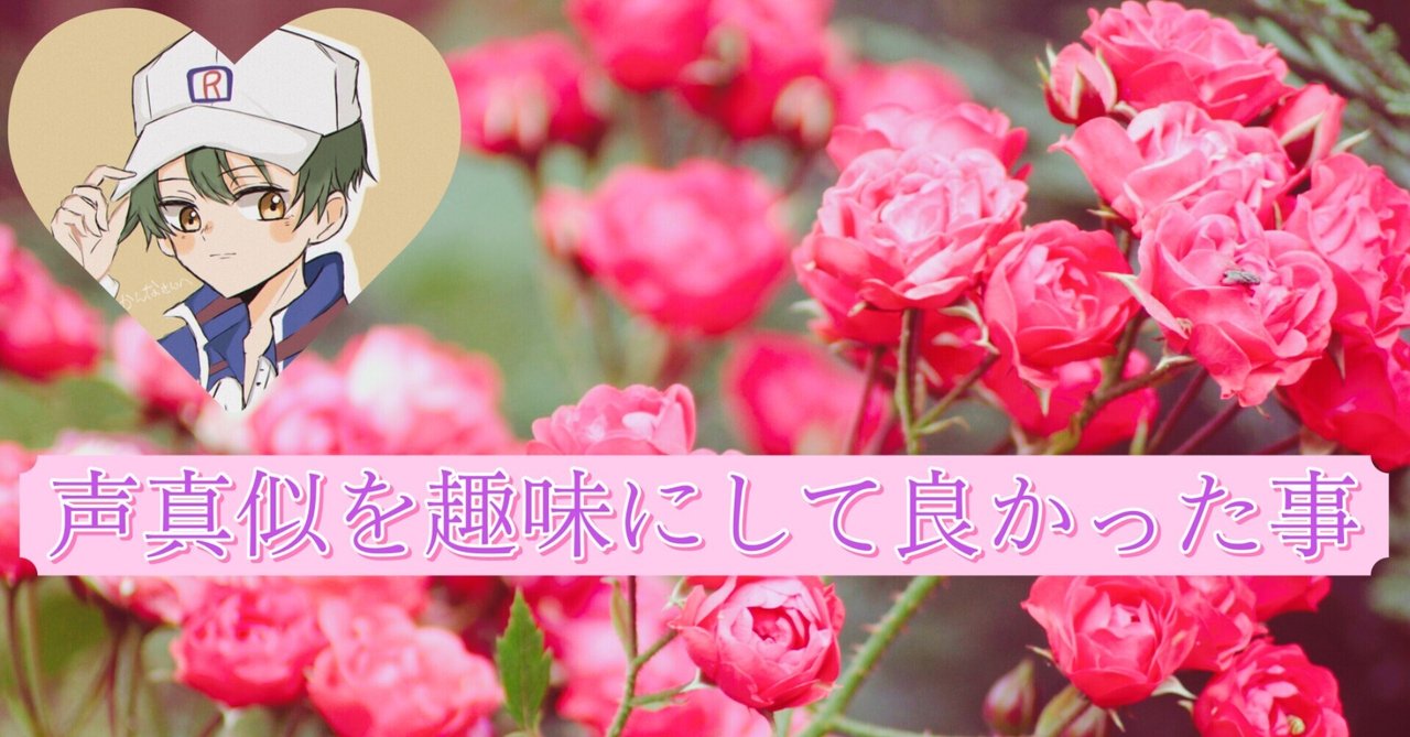声真似を趣味にして良かった事 こしまえかんな Note