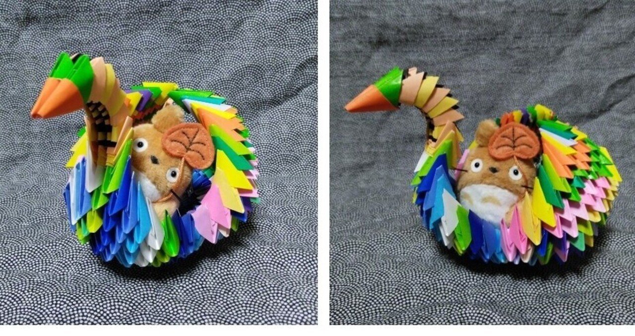 折り紙 ネコバスが休みの日 Scotchegg Note