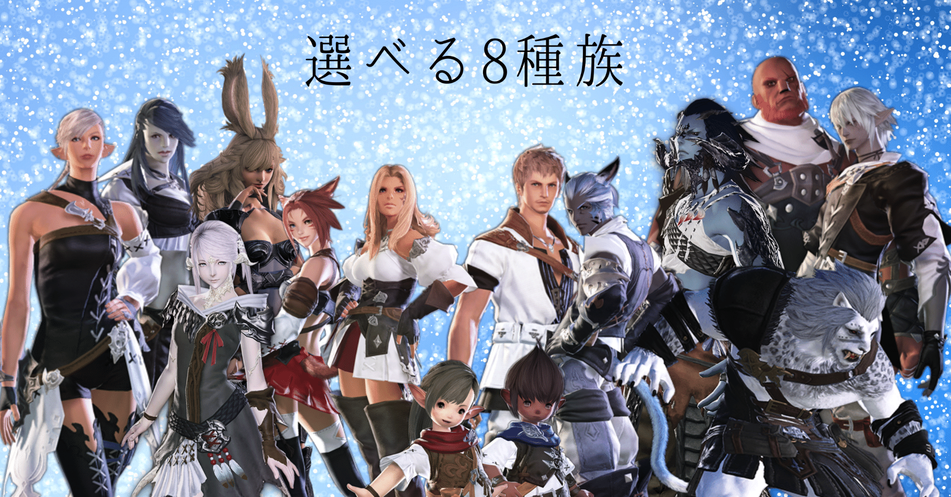 キャラメイクで選べる8つの種族 雪空ネコ Note キャラメイクで選べる8つの種族 雪空ネコ Note