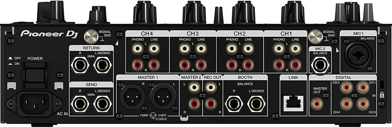 Pioneer DJM-300-S DJミキサー　赤白ケーブル両端オス付き Amazon | PIONEER パイオニア DJM-300-S シルバー ブラック