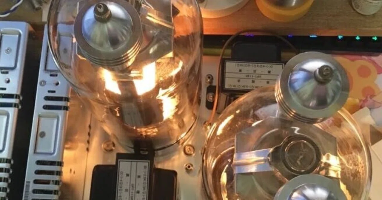 電子工作] 砲弾サイズ真空管5C/450Aの動作確認｜(任)虚空幻想技術協会