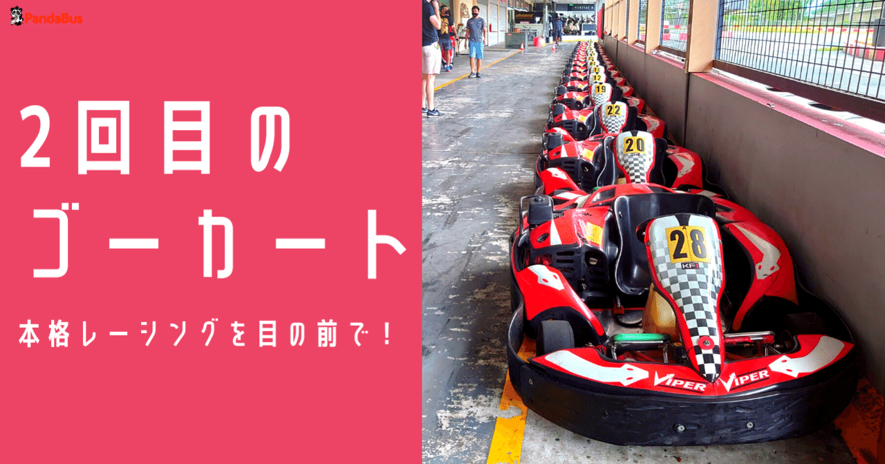 シンガポールのゴーカートは1つじゃない！本格レーシングゴーカートの
