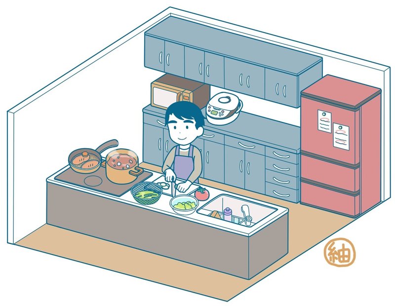 俯瞰図 自宅 生活関連 紬 イラストレーター Note 俯瞰図 自宅 生活関連 紬 イラストレーター Note