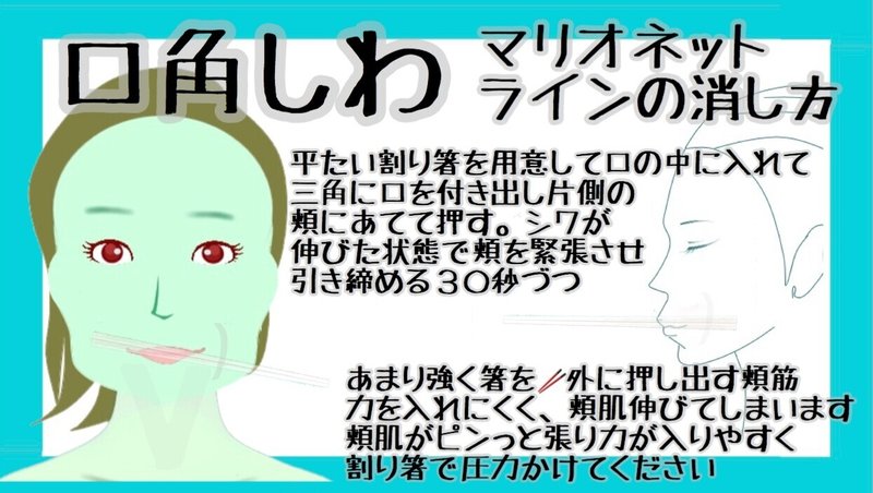 口角シワ マリオネットラインの消し方 お顔の整体師 戸塚哲春 Note 口角シワ マリオネットラインの消し方 お顔の整体師 戸塚哲春 Note