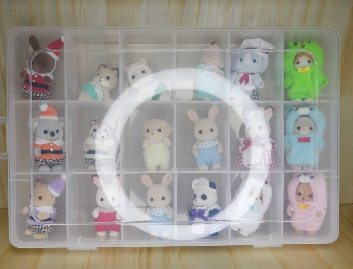 私のシルバニア収納方法 あかちゃんと小物の場合｜ゆゆゆ 