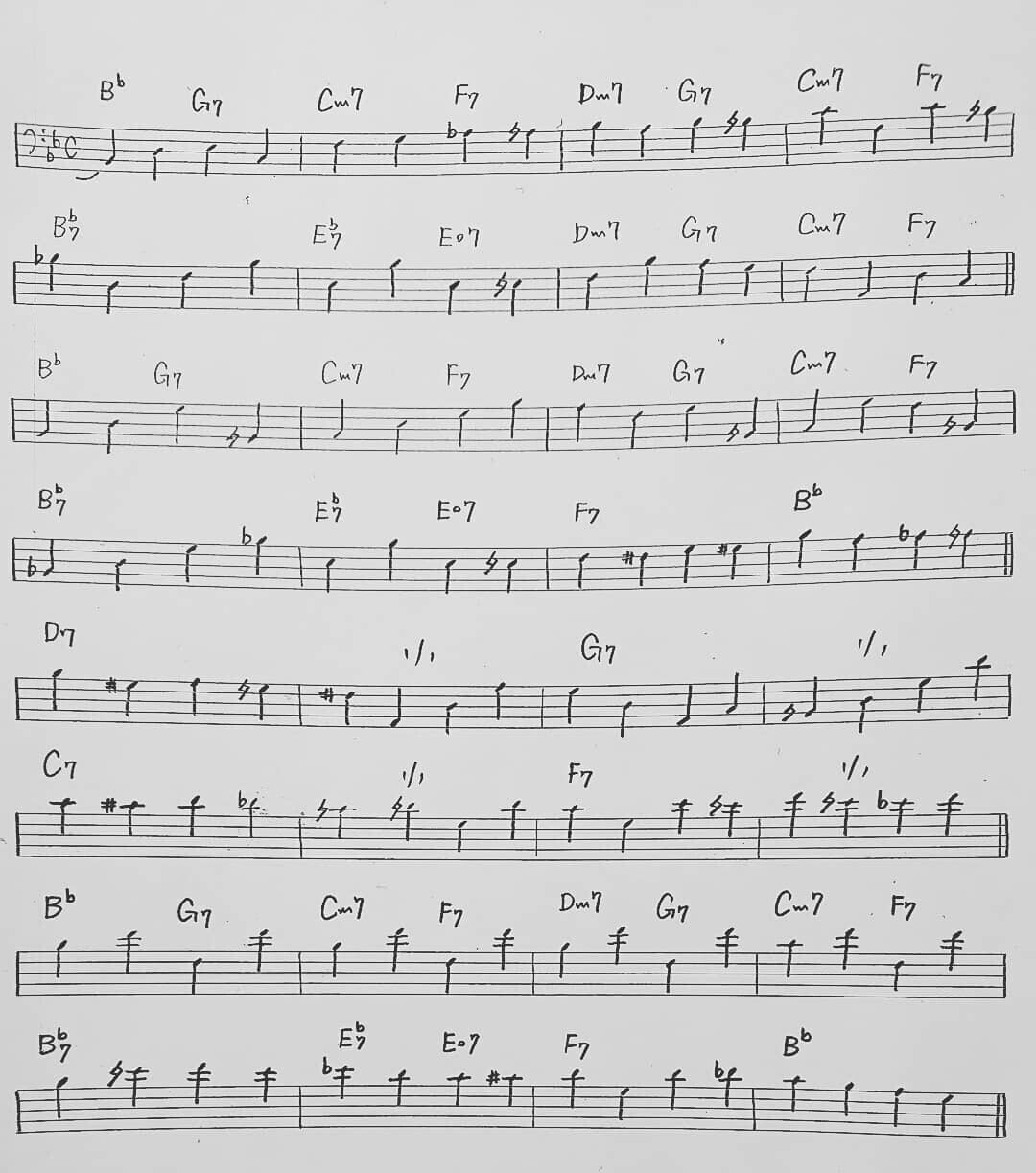 ジャズベースラインの研究2　ロンカーター　藤井貞泰 ron carter　教則本 藤井貞泰 編 JAZZ BASS LINE 2 ロンカーターRon Carter - メルカリ
