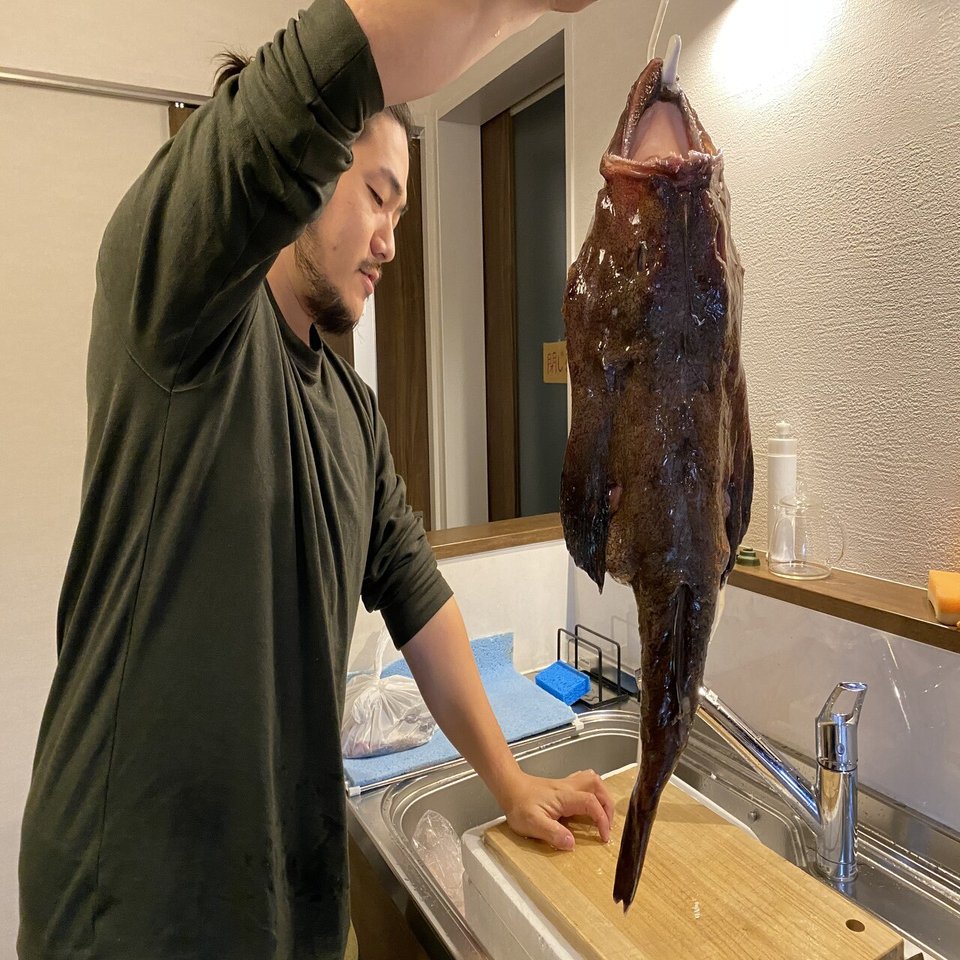 アンコウとの闘い 再び Noriaki Kawanishi 田舎暮らしデザイナー Note