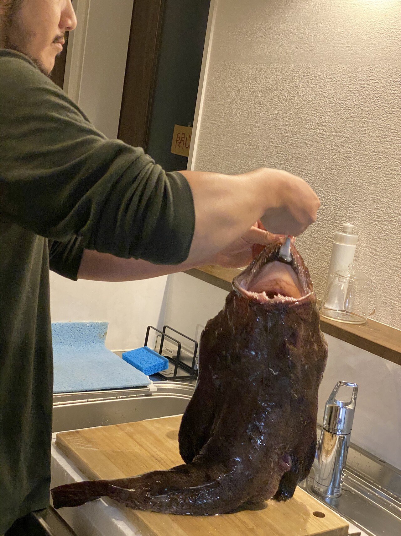 アンコウとの闘い 再び Noriaki Kawanishi 田舎暮らしデザイナー Note アンコウとの闘い 再び Noriaki Kawanishi 田舎暮らしデザイナー Note