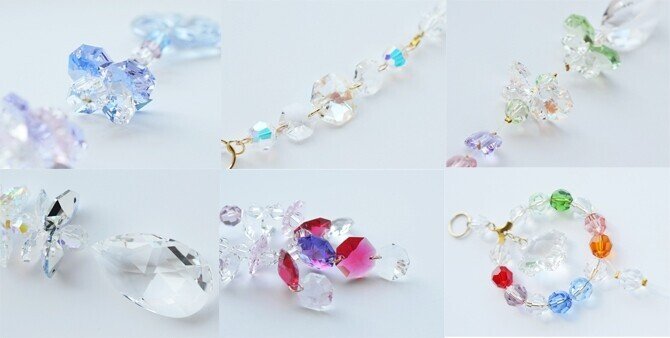 シャンデリアパーツでサンキャッチャー｜DEDEGUMO KYOTO