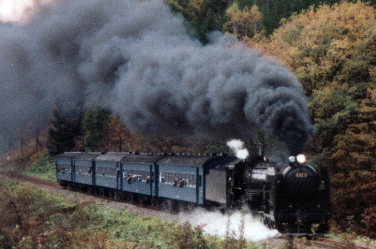 趣味の備忘録・・1995年 C62 3号機を追いかけた記録 ②｜Windy