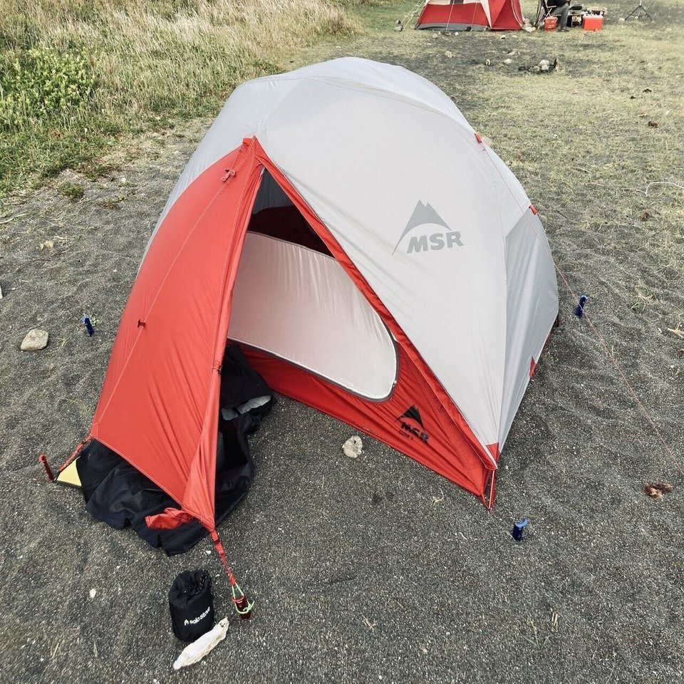 レビュー】MSR ELIXIR2がバックパックキャンプに良すぎる｜Daisuke