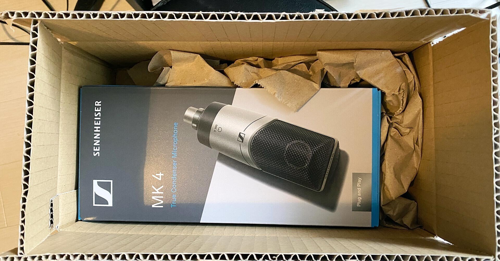 Sennheiser コンデンサーマイクMK4 本体と付属品 マイク買った 