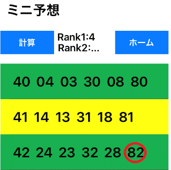 782アプリミニ当選