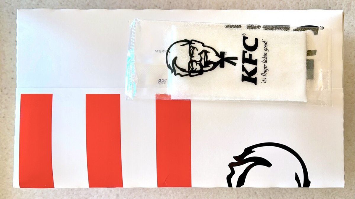 KFCの箱が、BOXティッシュケースにピッタリだった件｜ホルモン